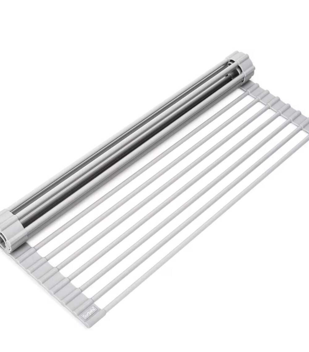 Surpahs MR-11906 Over the Sink Multipurpose Roll-Up Dish Drying Rack